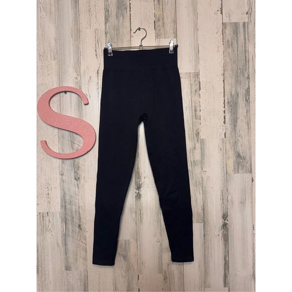 H&M Move Black Ribbed High Waist Leggings Size Small - Picture 2 of 12